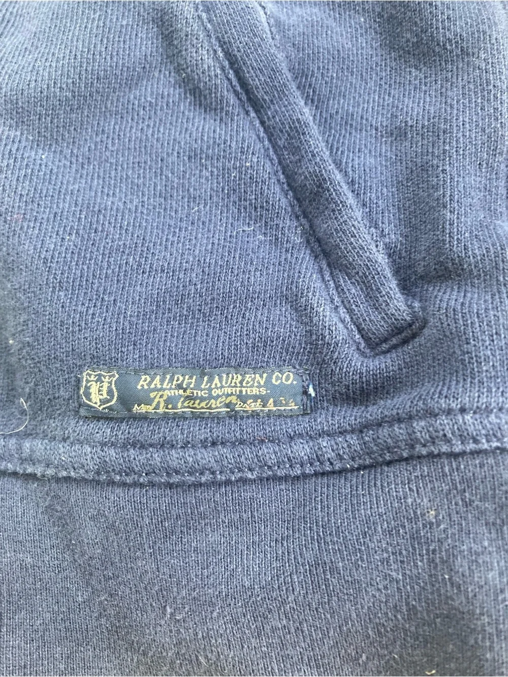 Ralph Lauren Navy Kids Hooded Toggle Sweatshirt